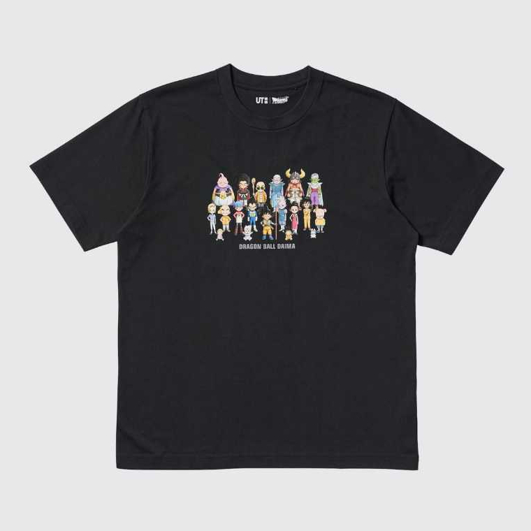 Tshirt UNIQLO x Dragon Ball (Daima) | UT Dragon Ball Daima Kaos Lengan Pendek - Hitam