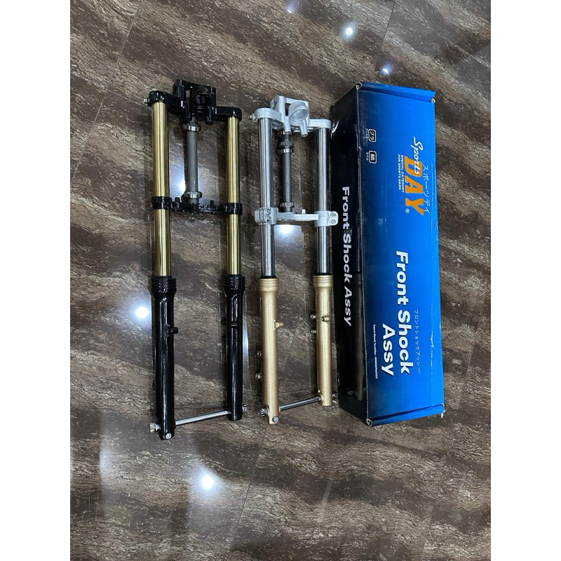 SHOCK DEPAN NINJA RR AS GOLD SET RAISER CB150R PNP KELUARGA HONDA