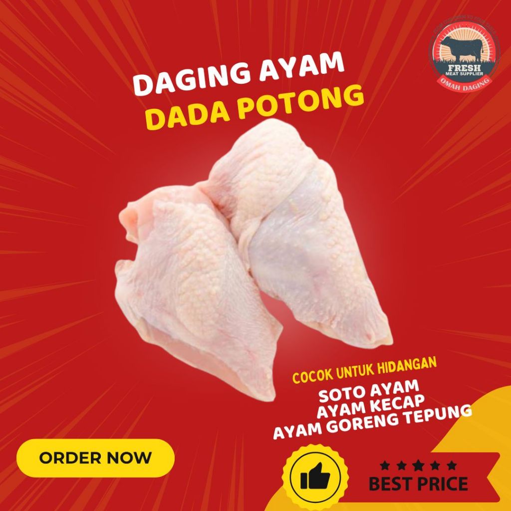 

Ayam Potong Dada 500gr
