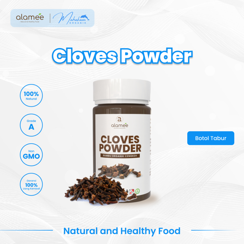 

ALAMEE Bubuk Cengkeh Bumbu Dapur Instan Clove Powder Ground Seasoning Organik Tabur Cloves
