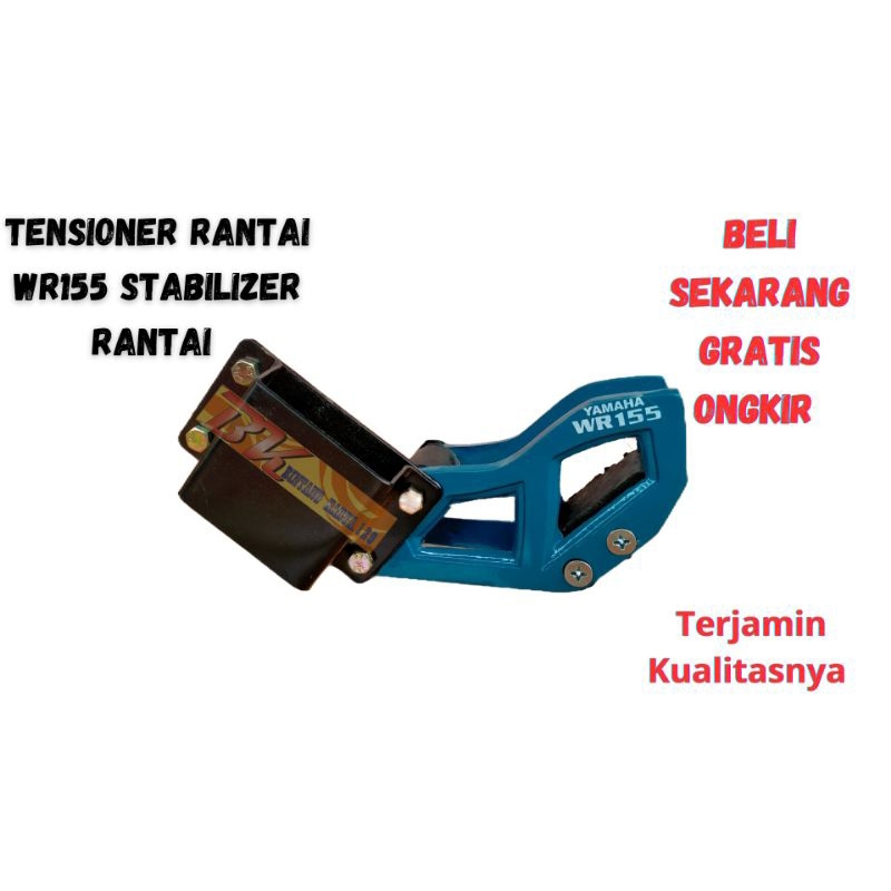Tensioner Rantai WR-155 Aluminium Plus Breket Besi - Stabilizer Aksesoris Motor Yamaha WR 155