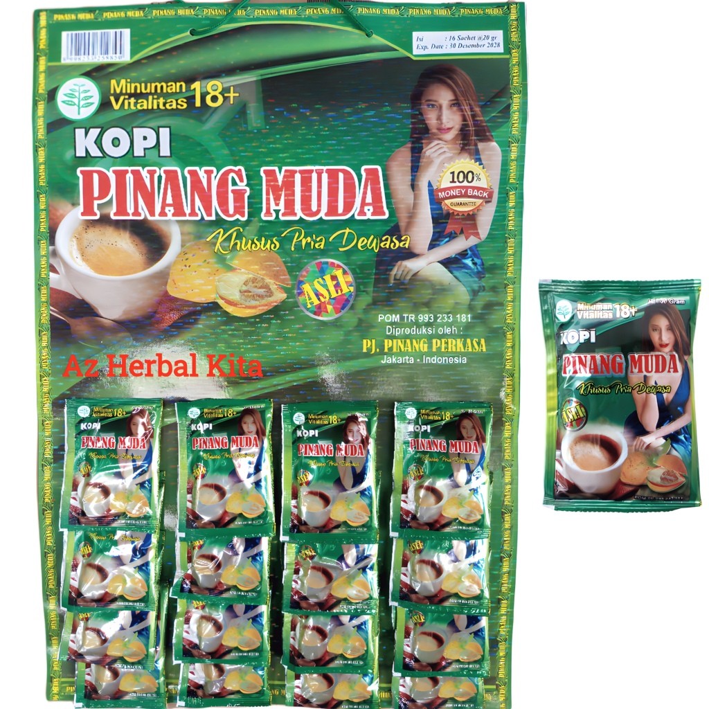 

Kopi Pinang Muda Super Isi 16 Sachet