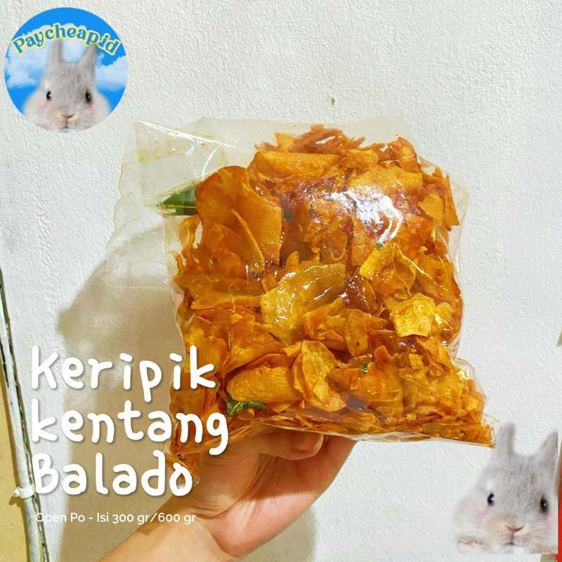 

Keripik Kentang Balado /Cemilan Pedas/ Keripik Kentang/Cemilan Ringan