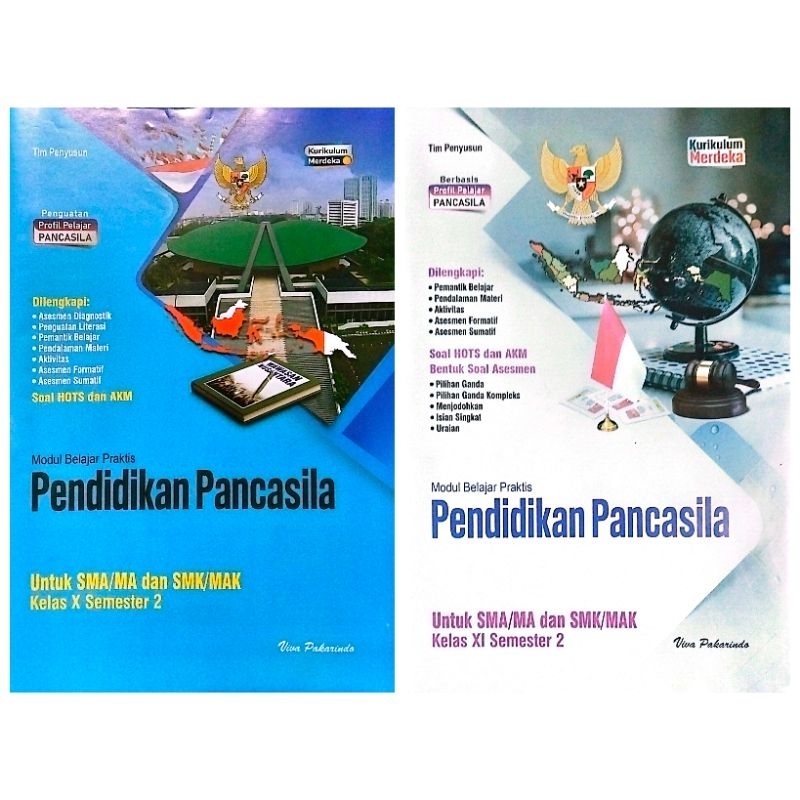 LKS VIVA PAKARINDO SMA SMK PENDIDIKAN PANCASILA KELAS 10 11 SEMESTER 2 GENAP KURIKULUM MERDEKA TA.20