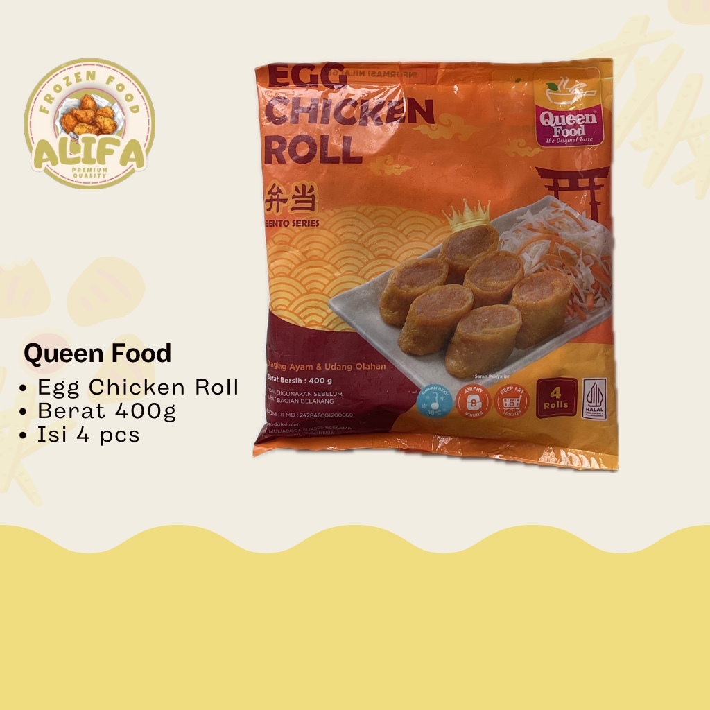 

Queen Food EGG Chicken ROll 400g