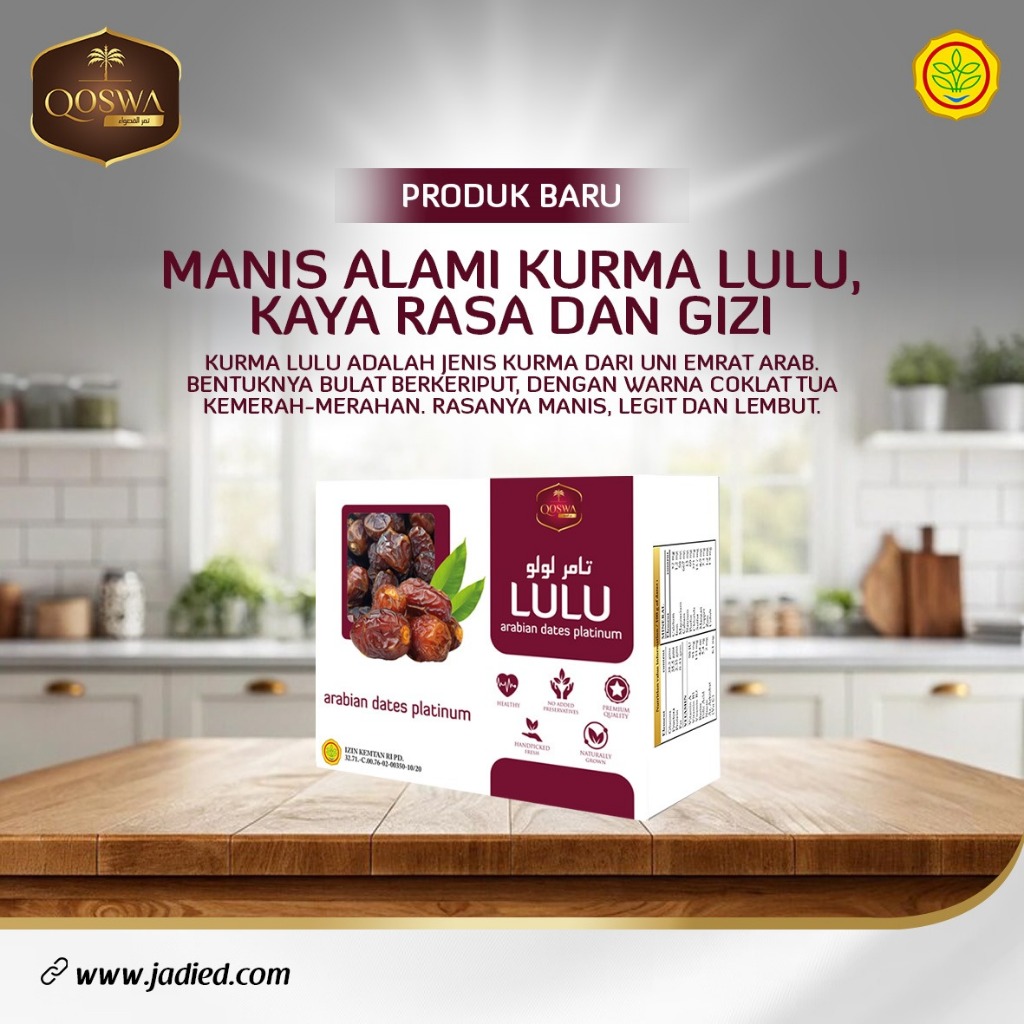 

KURMA LULU 500Gram / KURMA LULUI BASAH / KURMA RAJA PREMIUM 500GR