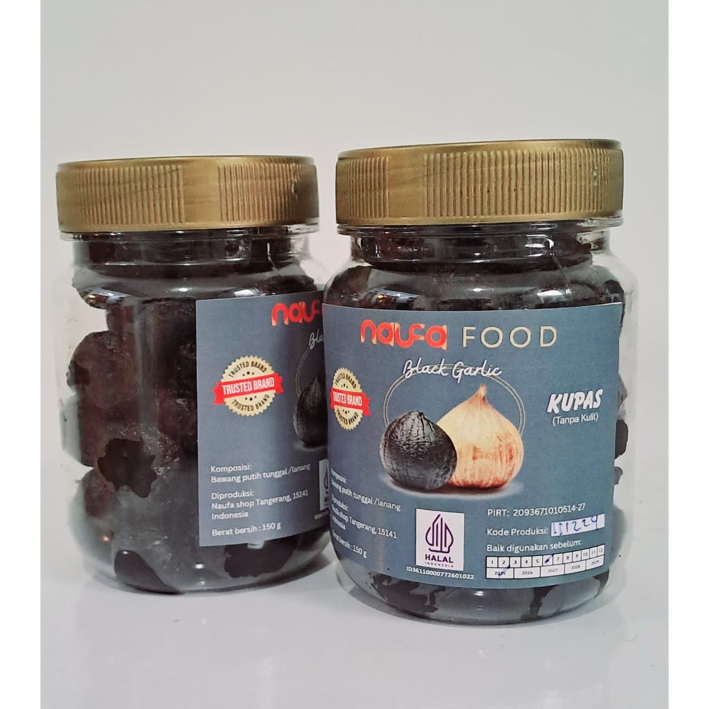 

KUPAS - Black garlic bawang hitam tunggal Naufa Food 150gr