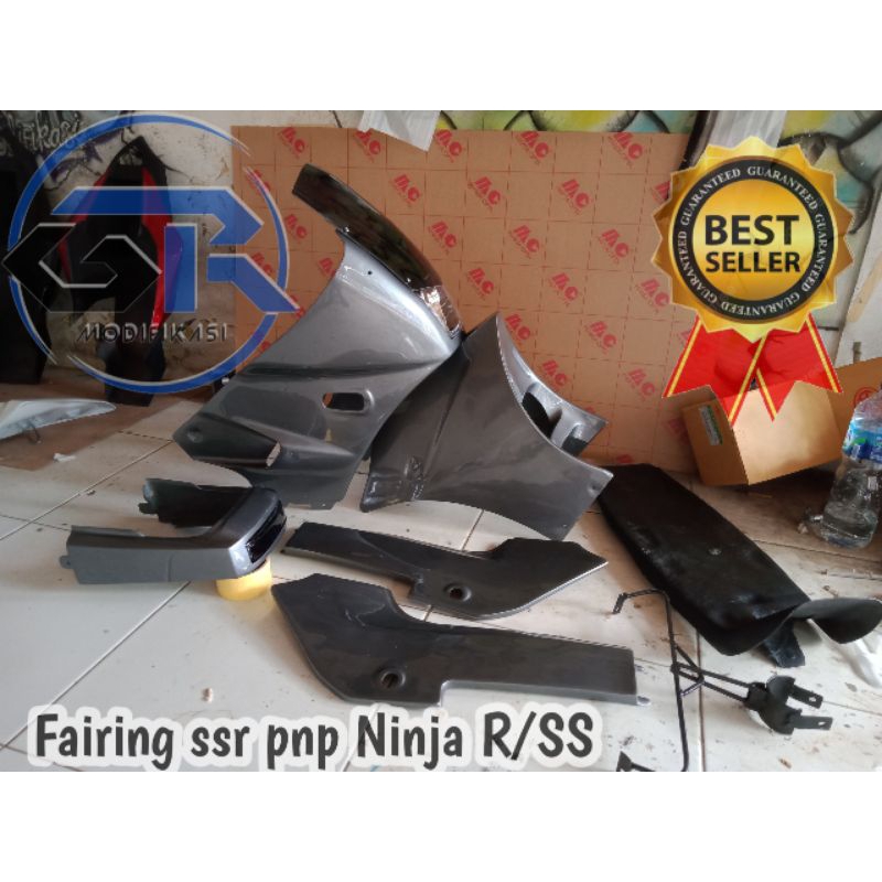 Fairing SSR dan Sambungan Bawah pnp Ninja R, Ninja ss/Bodikotak fulset/bodikotak thailand/ninja ssr 