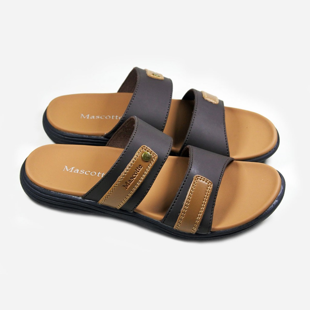 Mascotte LASKA | Sandal Pria 985.053 [ Cokelat ]