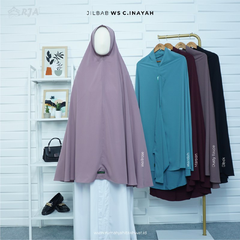 Jilbab Ws Ciput Inayah/Stylish/Syar'i  Dan Nyaman
