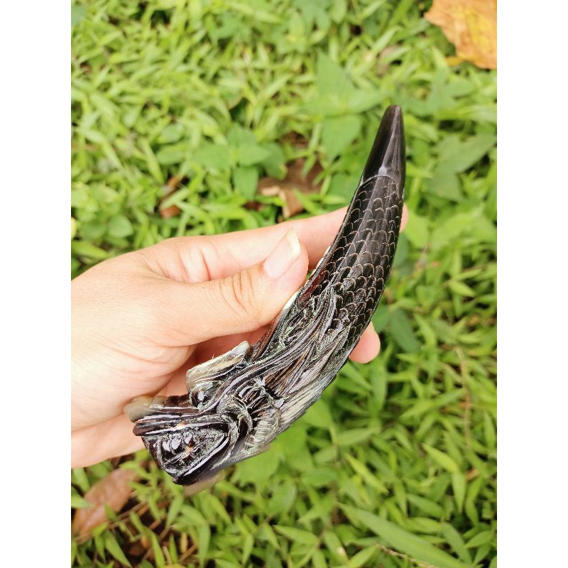 Padud/pipa Roko tanduk Ukir