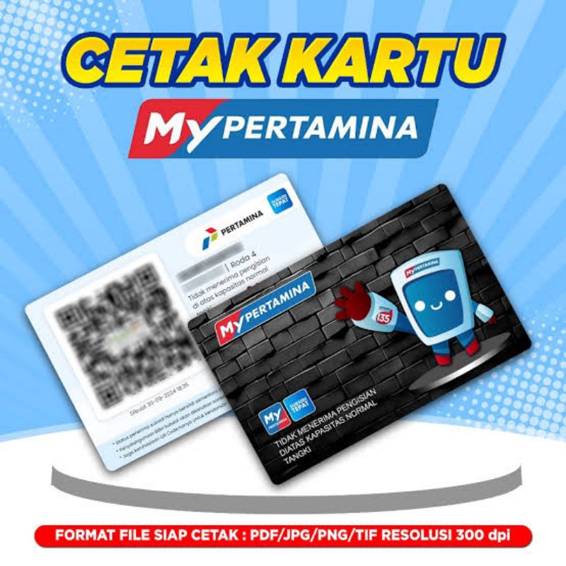 

cetak kartu my Pertamina, id card, kartu anggota dll