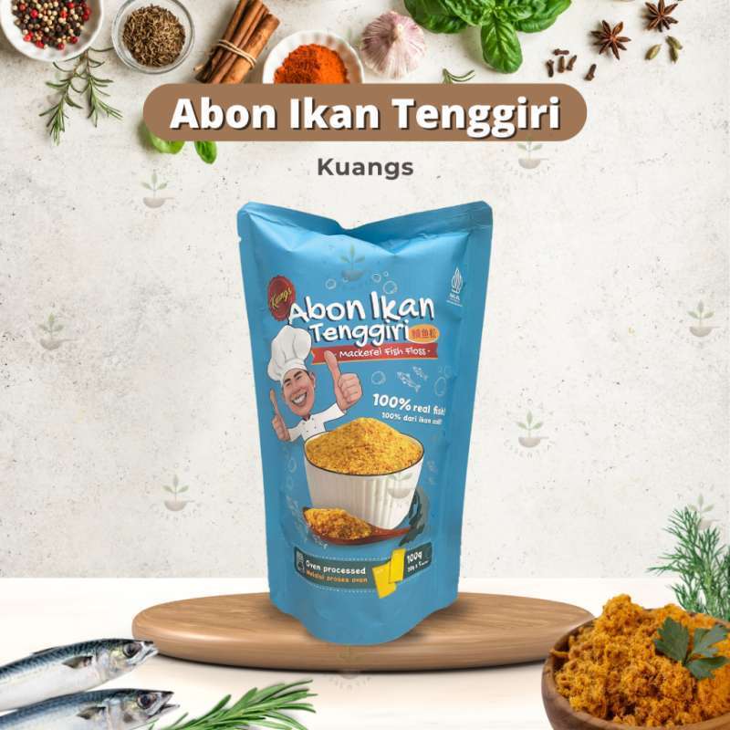 

Kuangs Abon Ikan Tenggiri 100gr / Mackarel Fish Floss 100% Ikan Asli