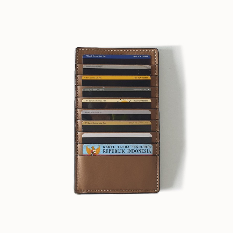 Dapoza Card Wallet Leather / Dompet slot tempat kartu kulit