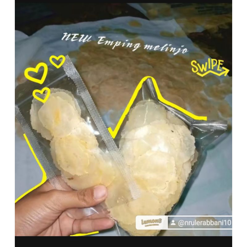 

emping melinjo khas Limpung batang