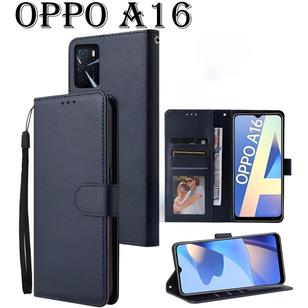 SARUNG BUKU WALLET OPPO F11 / F11 PRO / OPPO A15 2020 / OPPO A16 / OPPO A16K / OPPO A16E / OPPO A74 