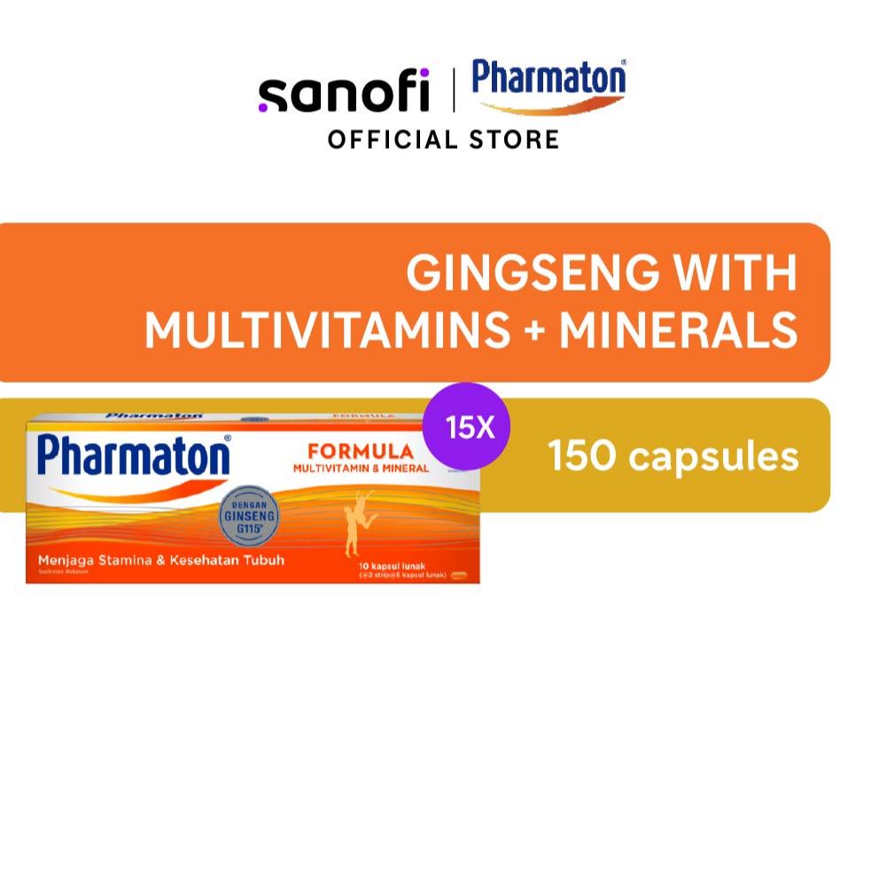 Pharmaton Formula 150s - Multivitamin Jaga Stamina dan Kesehatan