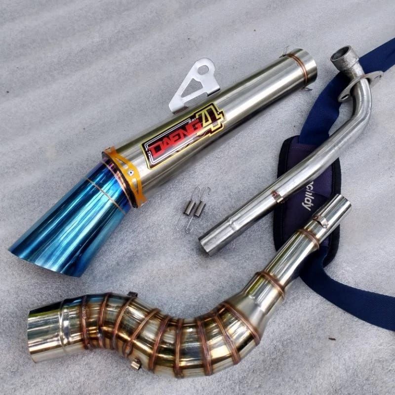 Canister Daeng sai4 open pipe Xrm 125 wave 125 fury 125 rs125 rusi 125 smash115 110 rs 110 rusi 100 