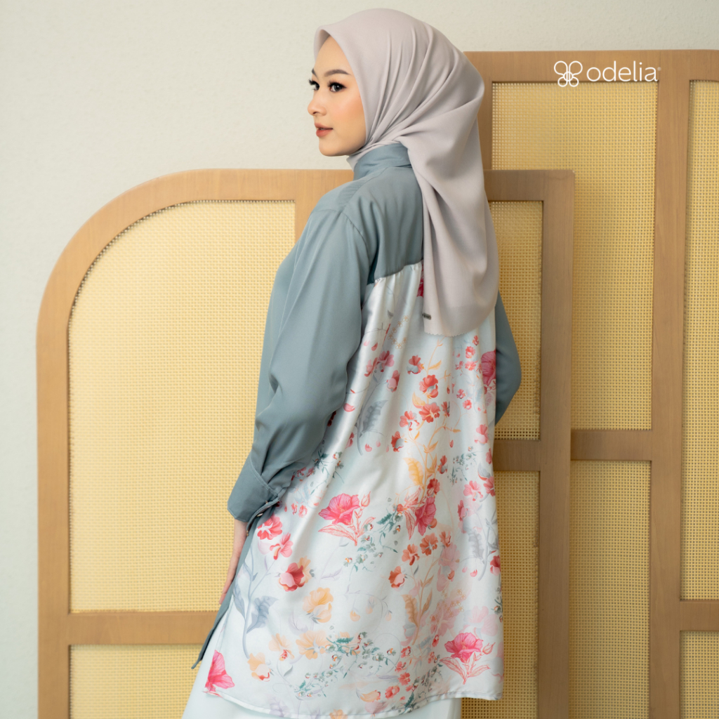 Odelia - Peony shirt | Tunik lebaran | Eid Collection Odelia