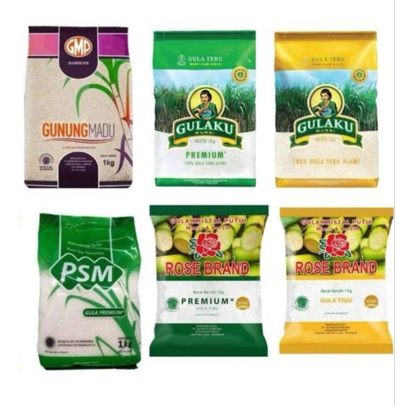 

Gula Kemasan 1kg Rosbrand / random kemasan 1kg