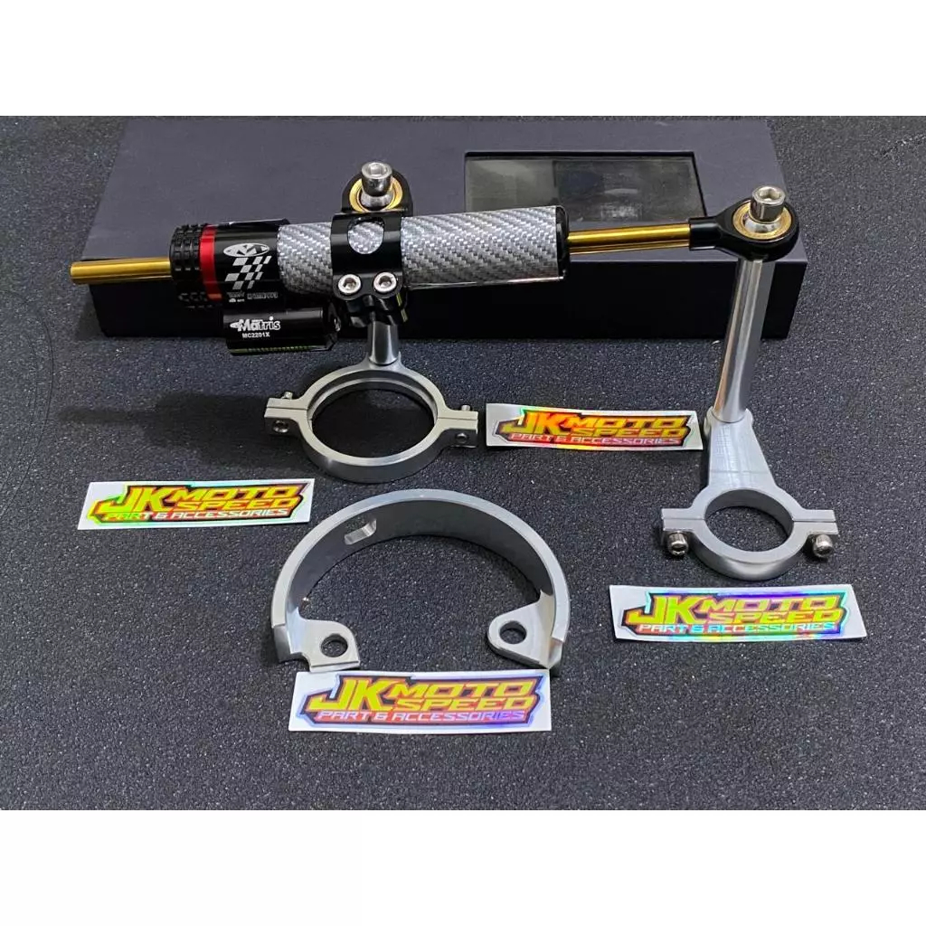 Paket Murah  Breket Steering Damper GSX R Braket Stabilizer Matris Carbon GSX S Bracket Breket GSX 1
