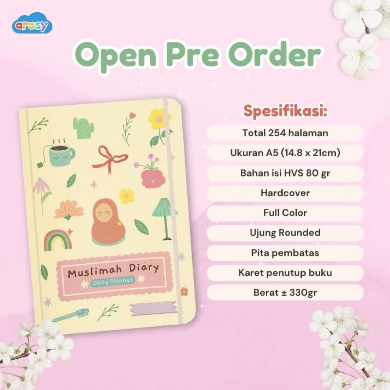 

Muslimah Diary Daily Planner