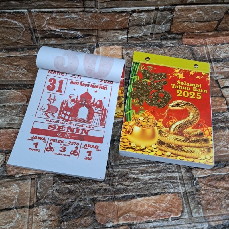 

KALENDER HARIAN SOBEK UKURAN SEDANG [ AO ] 2025