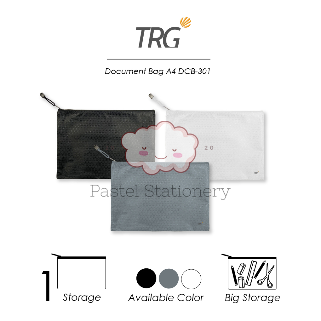 

TRG Document Bag Oxford A4 DCB-301 - Tas Map Dokumen Kertas Tempat Alat Tulis Pensil TRG