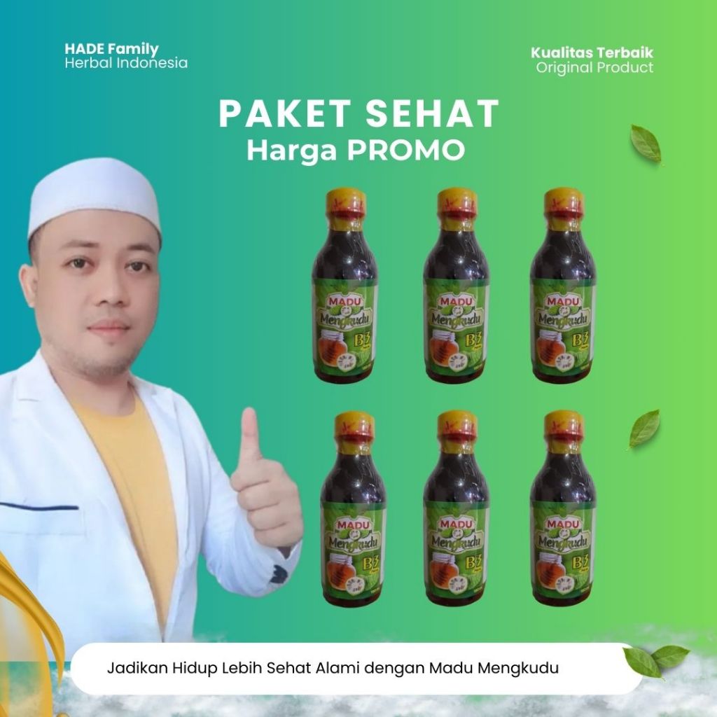 

Madu Mengkudu Original Paket Sehat Konsumsi 1 Bulan