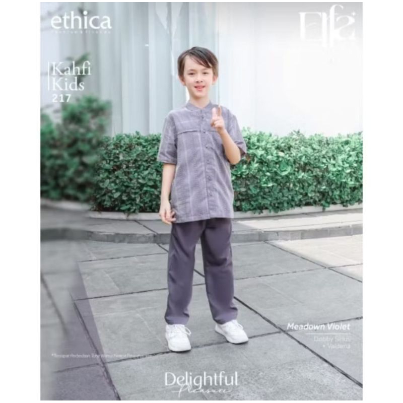 Koko dan Gamis Anak Meadown Violet by Ethica