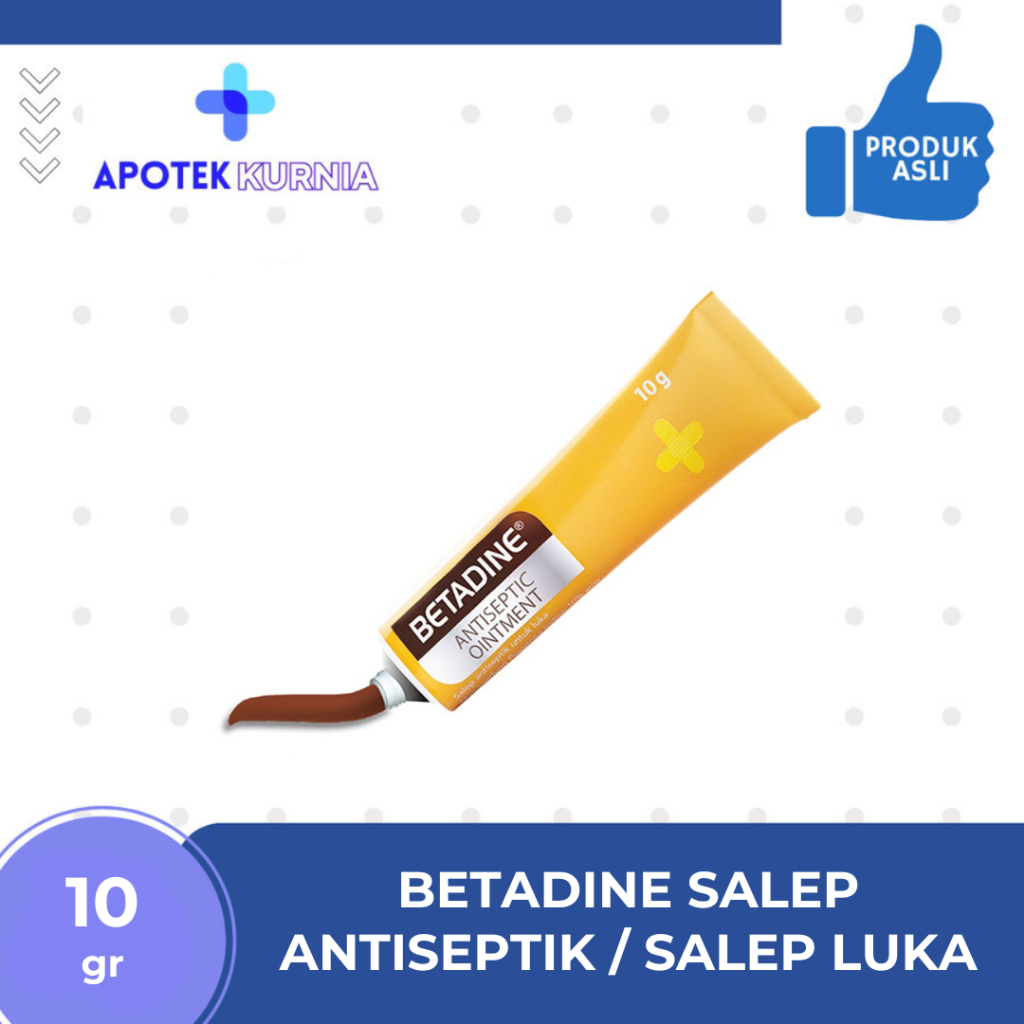 BETADINE SALEP ANTISEPTIK 10 GR / SALEP LUKA / SALEP ANTIINFEKSI /ANTISEPTIK