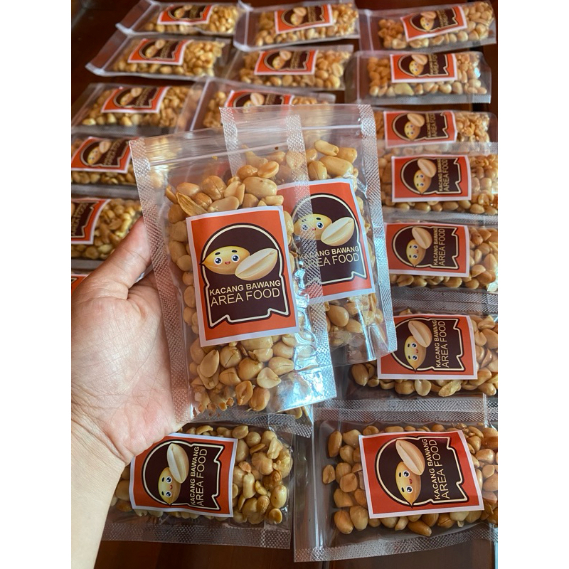 

Kacang Bawang Cemilan gurih Isi 2pouch (perpouch berat 70g)