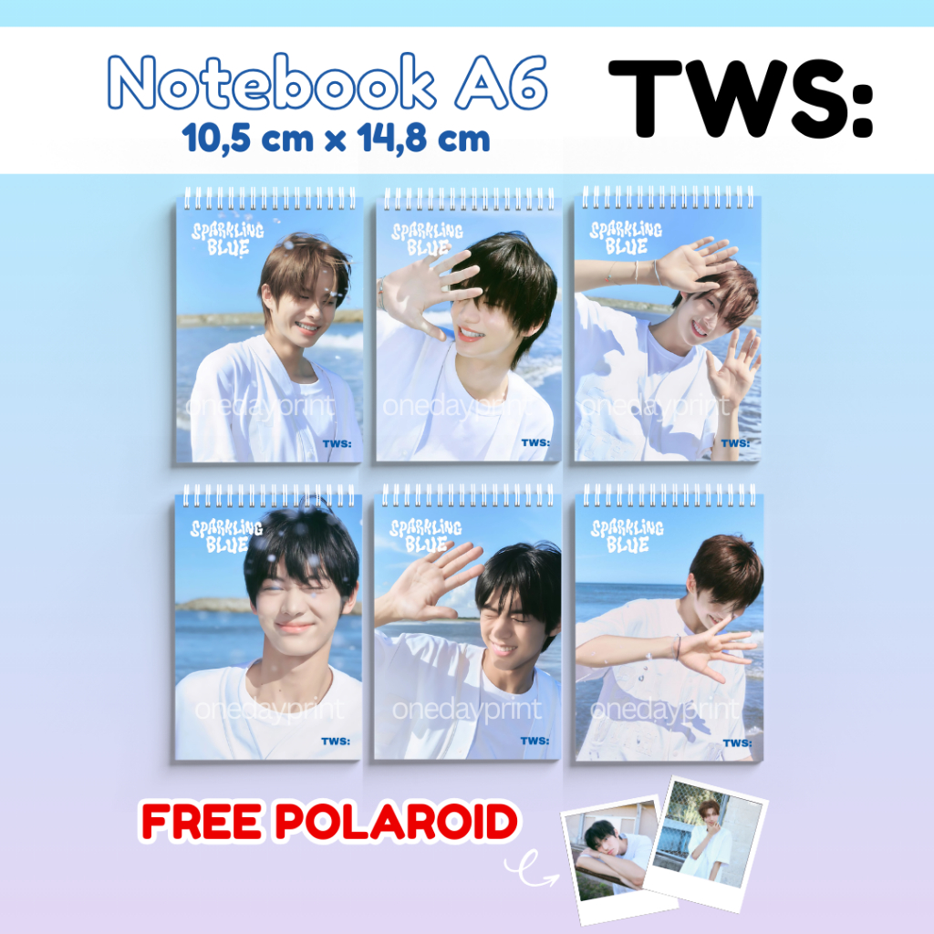 

A6 Notebook TWS (Two-Us) all members Free Polaroid