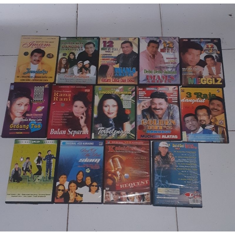 KASET VCD DANGDUT BEKAS
