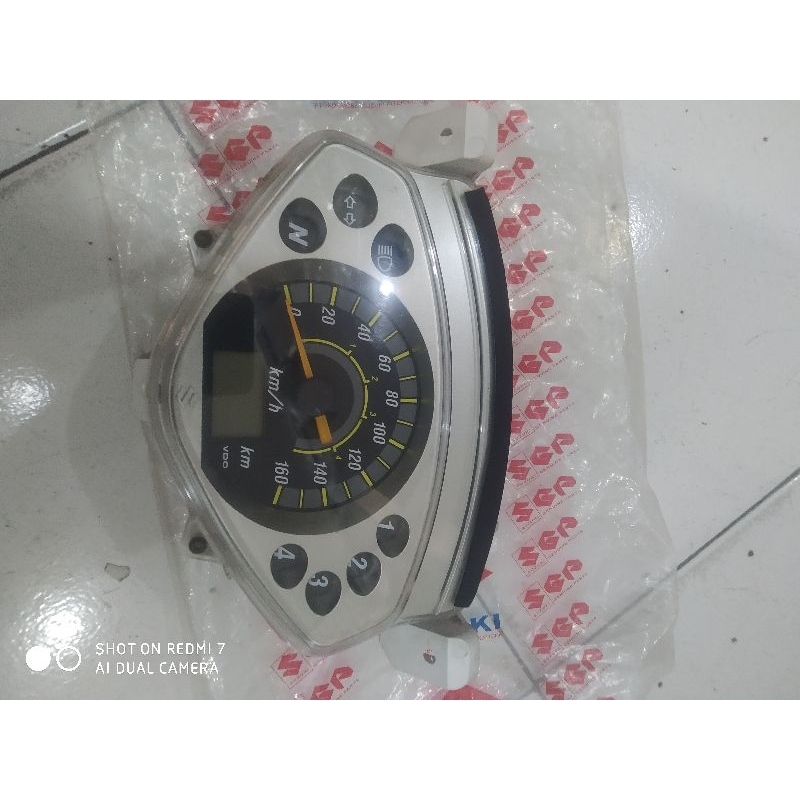kilometer km speedometer shogun 125 r sp lama ori