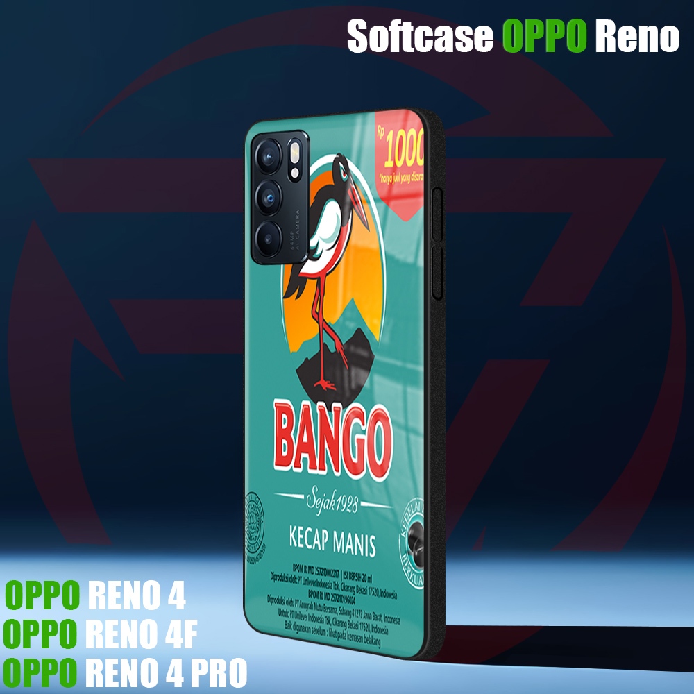 [SC64] Softcase Kilau OPPO Reno 4 4F 4PRO |  5 5F | 6 Sinyal 4G 5G | 7 Sinyal 5G | Case Kaca Mika Pe