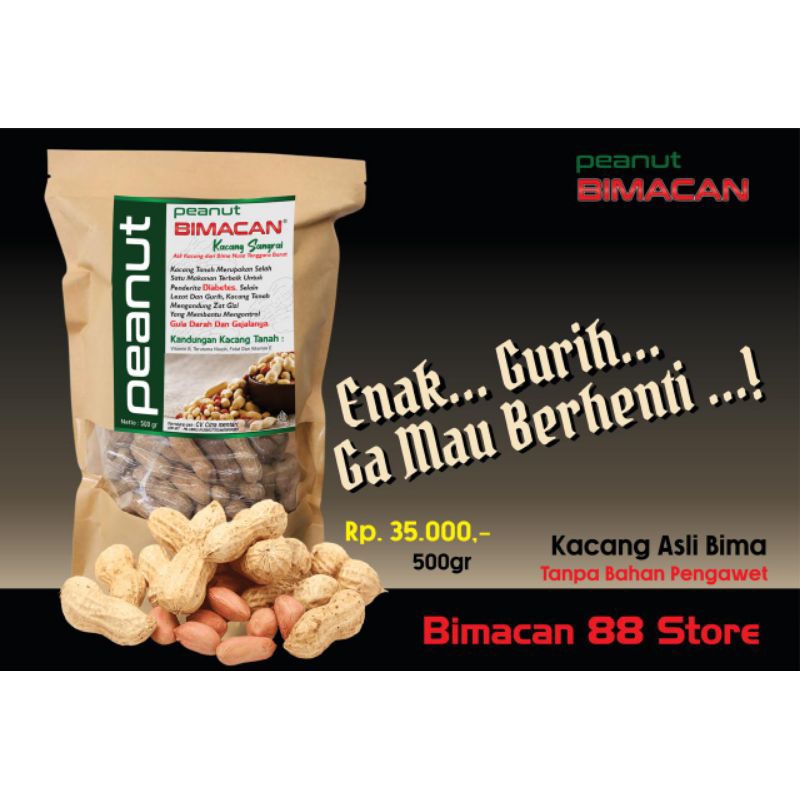 

Kacang Sangrai 500g | Peanut Bimacan 88