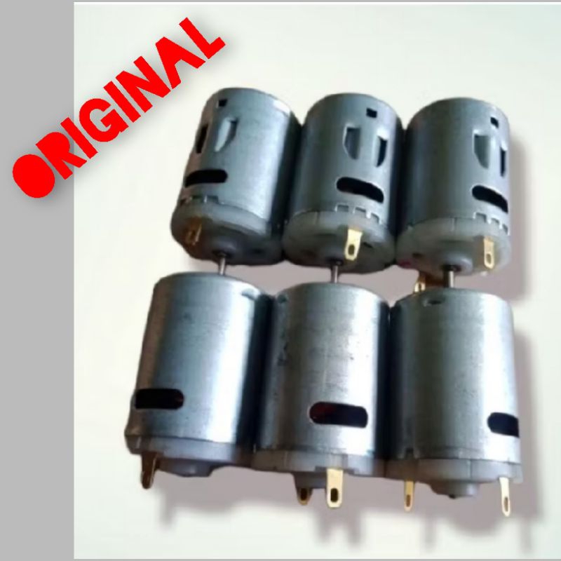 motor DC RS385 4,8V-12V dinamo untuk bor, hairdryer original