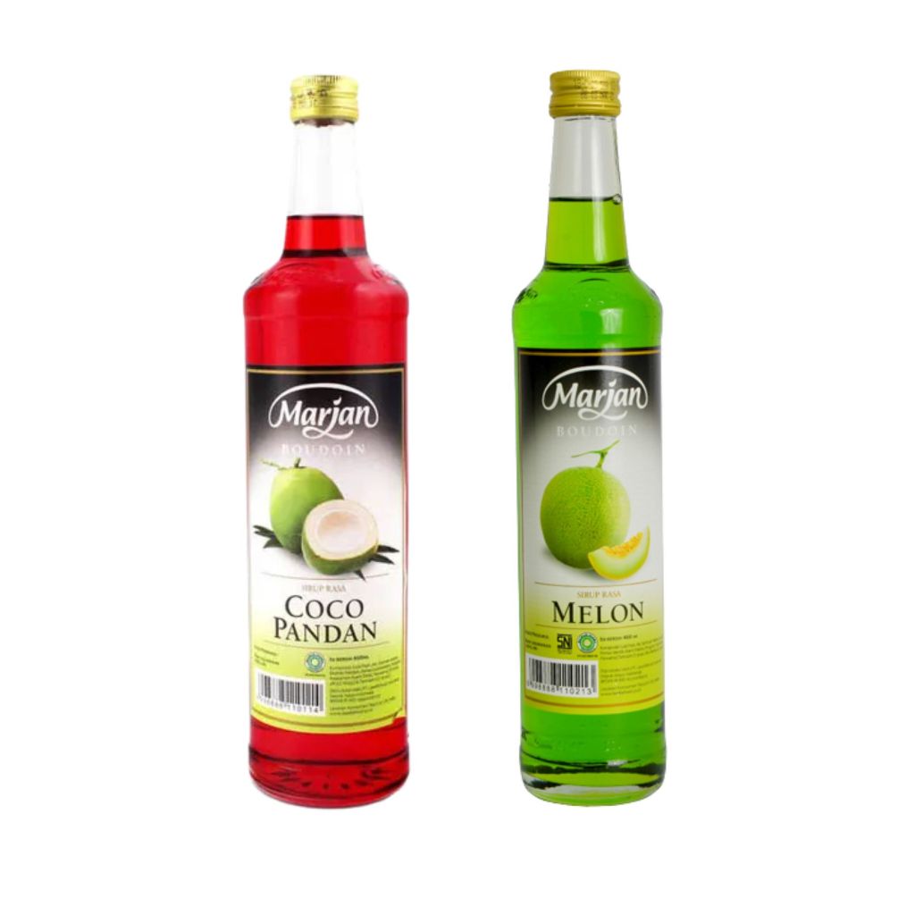 

[KHUSUS INSTAN] Marjan Bourdoin Sirup 460ml Syrup Aneka Rasa Buah Cocopandan Melon