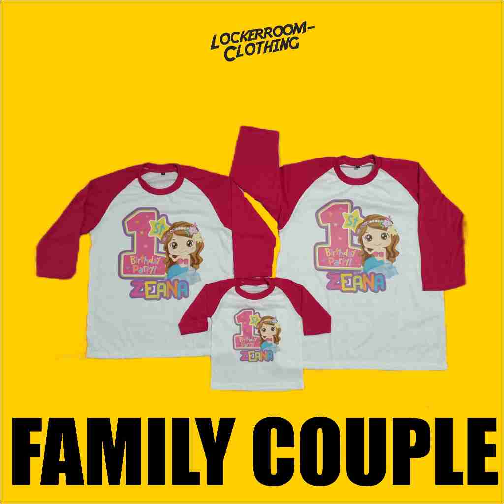 Kaos Couple Keluarga bebas desain