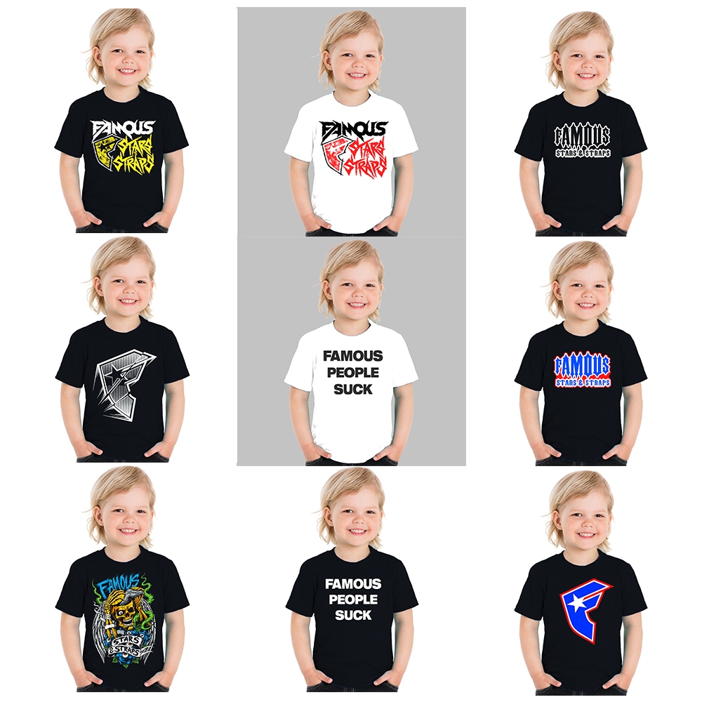 Kaos anak anak famous stars & straps collection