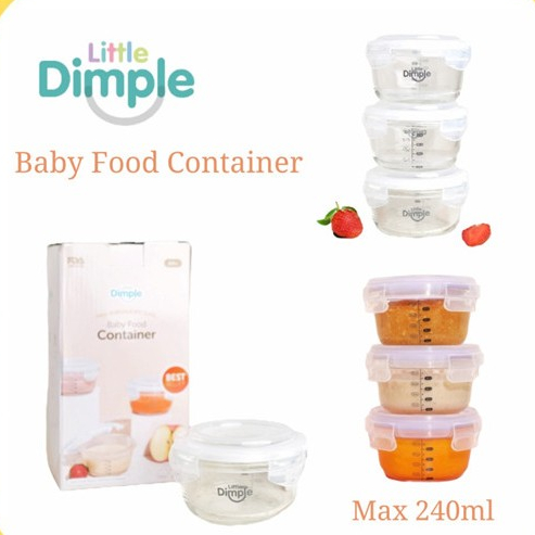 Little Dimple Food Container/baby food container