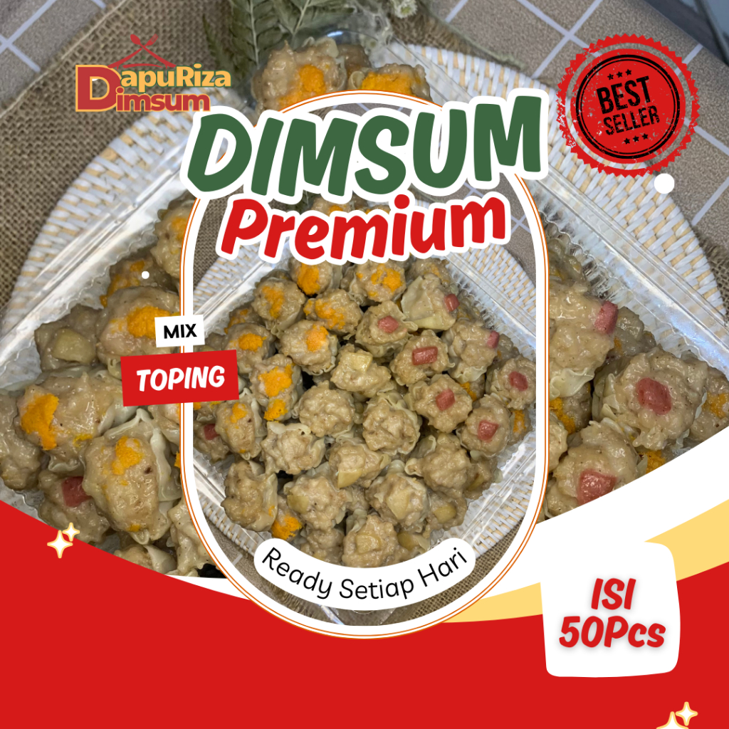 

Dimsum Premium Frozen Isi 50 pcs Mix Toping – Cocok untuk Keluarga & Bisnis