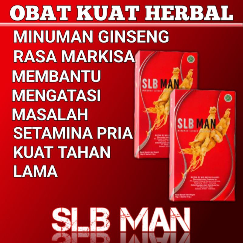 

SLB MAN 1 BOX 10 SACHET MINUMAN GINSENG RASA MARKISA UNTUK PRIA STAMINA KUAT TAHAN LAMA ORIGINAL BPOM AMPUH