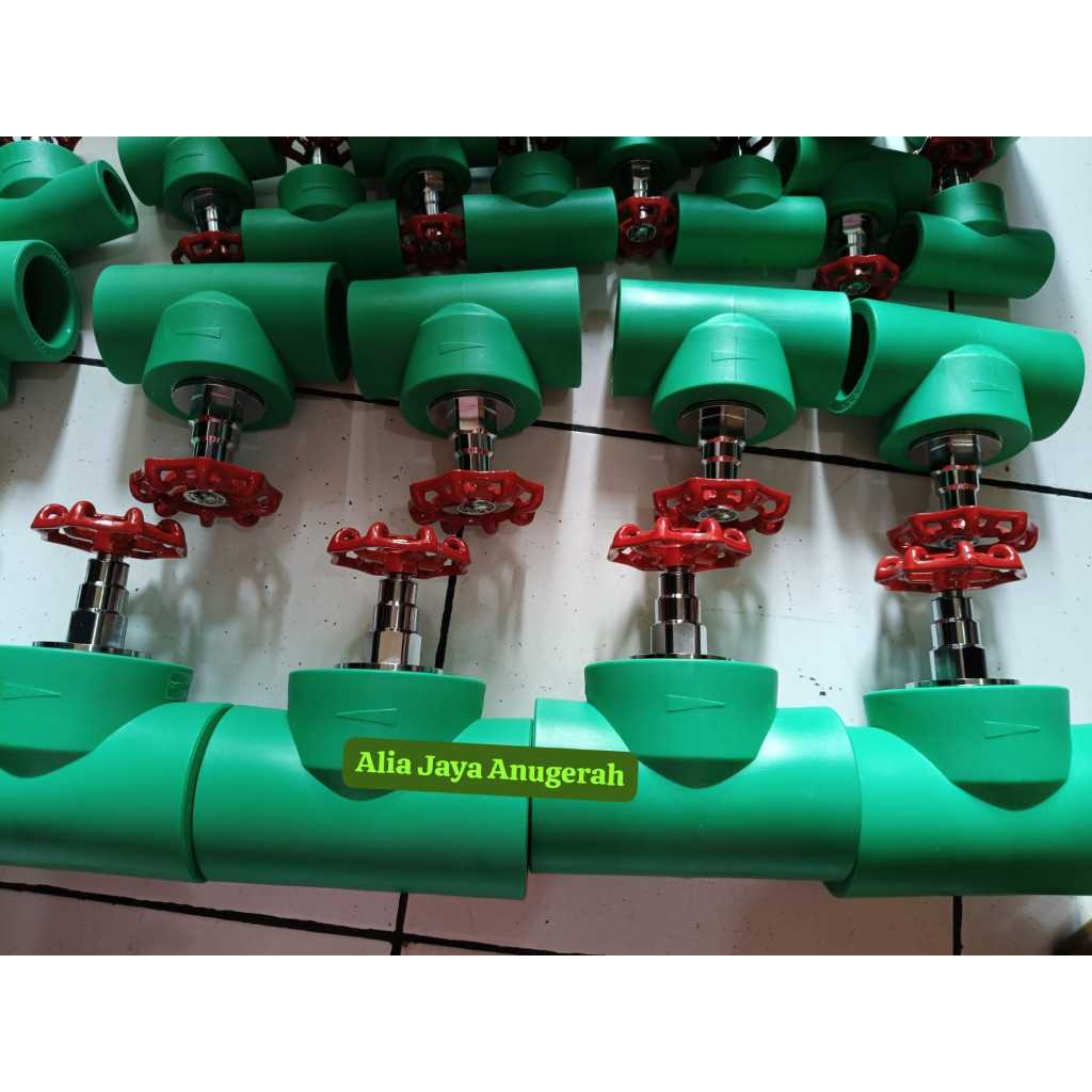 Gate Valve PPR 1 inch (32mm) / Get Valve PPR 1" / Gate Valve 1" PPR / Straight Way Valve 32mm PPR / 