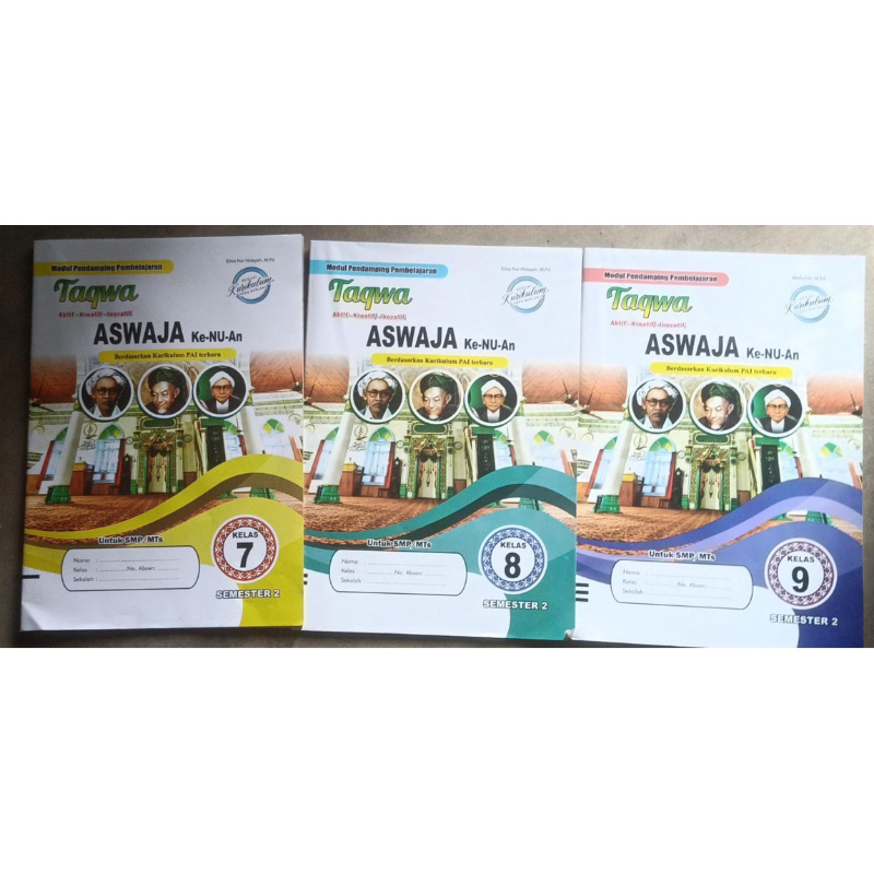 LKS Aswaja Kelas VII, VIII, IX MTs Semester Genap