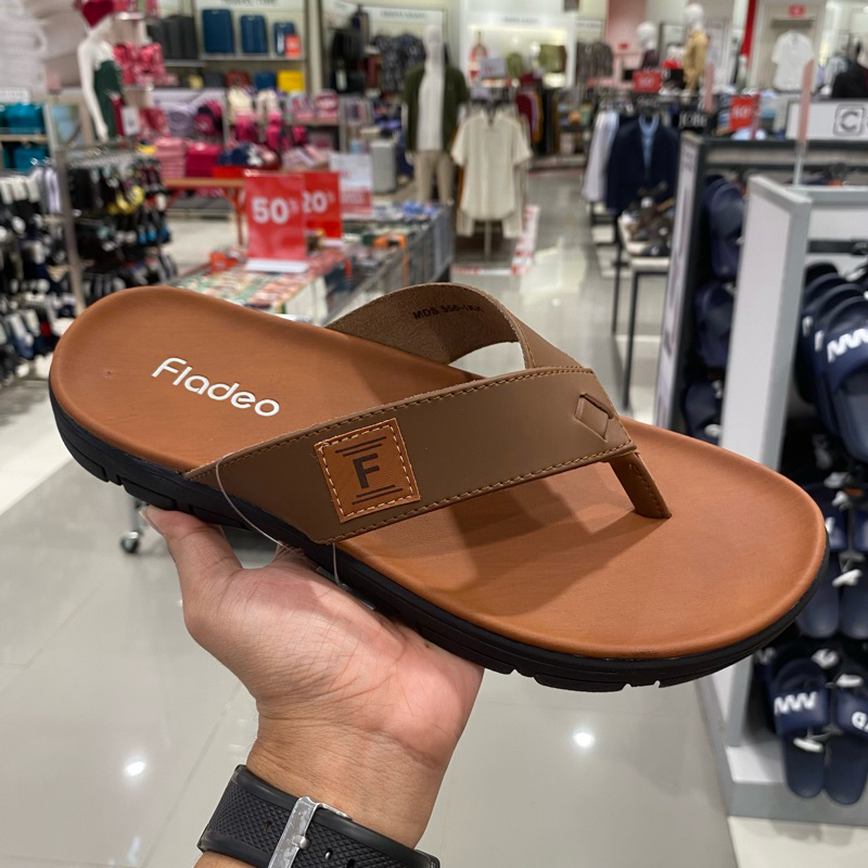 Sandal Jepit Fladeo Sandal Pria Kulit Sintetis By matahari
