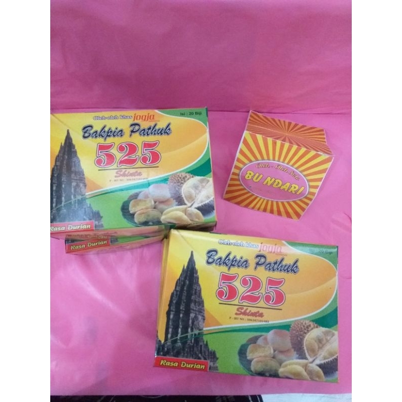 

bakpia pathok 525 rasa durian isi 20 pcs