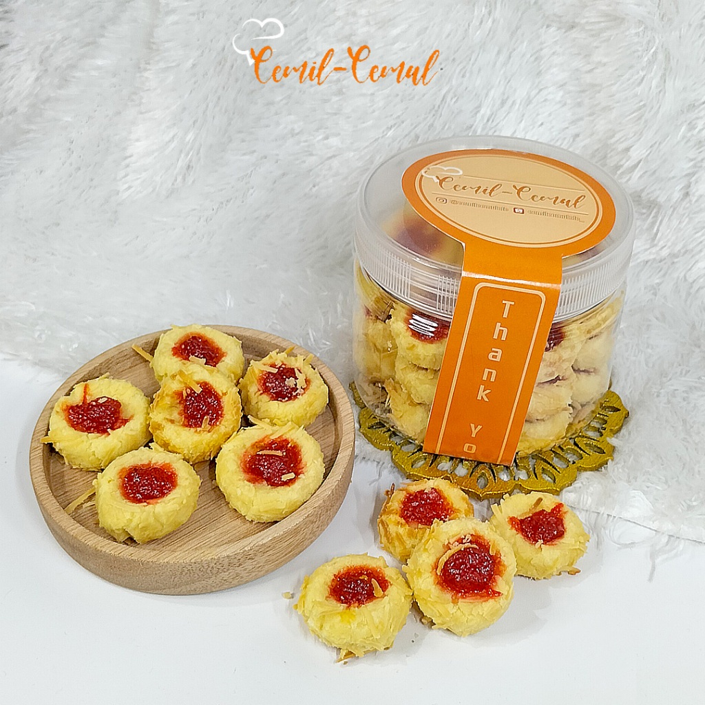 

Kue kering Thumbprint Cookies homemade by cemilcemul