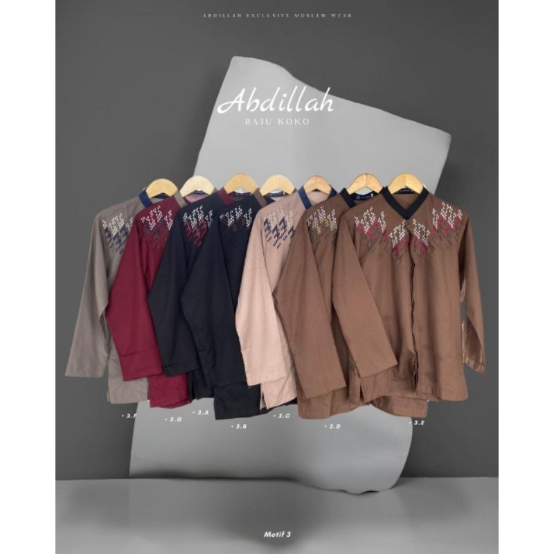 ABDILLAH KOKO LENGAN PANJANG MOTIF 3